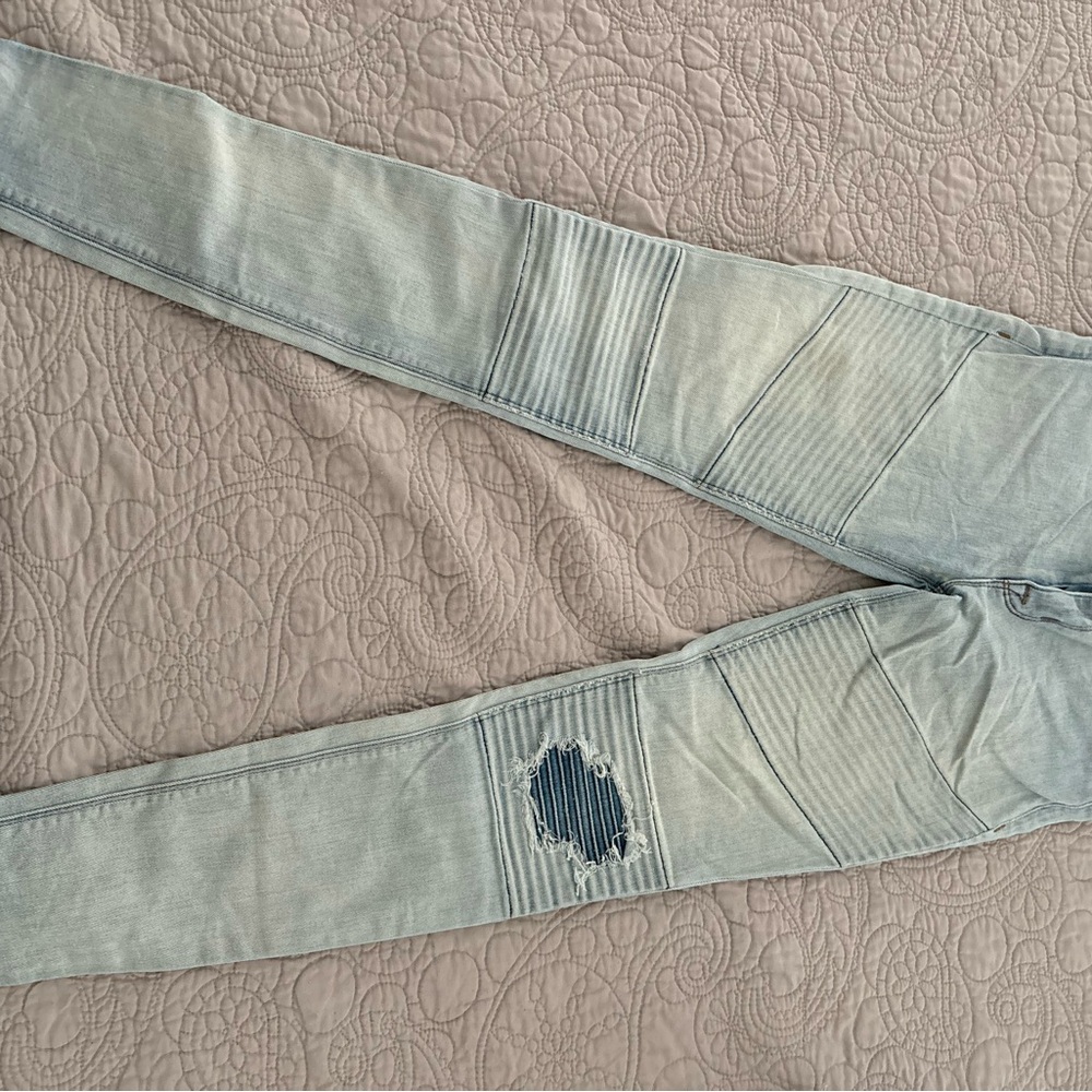 Light Blue Hudson Distressed Jeans